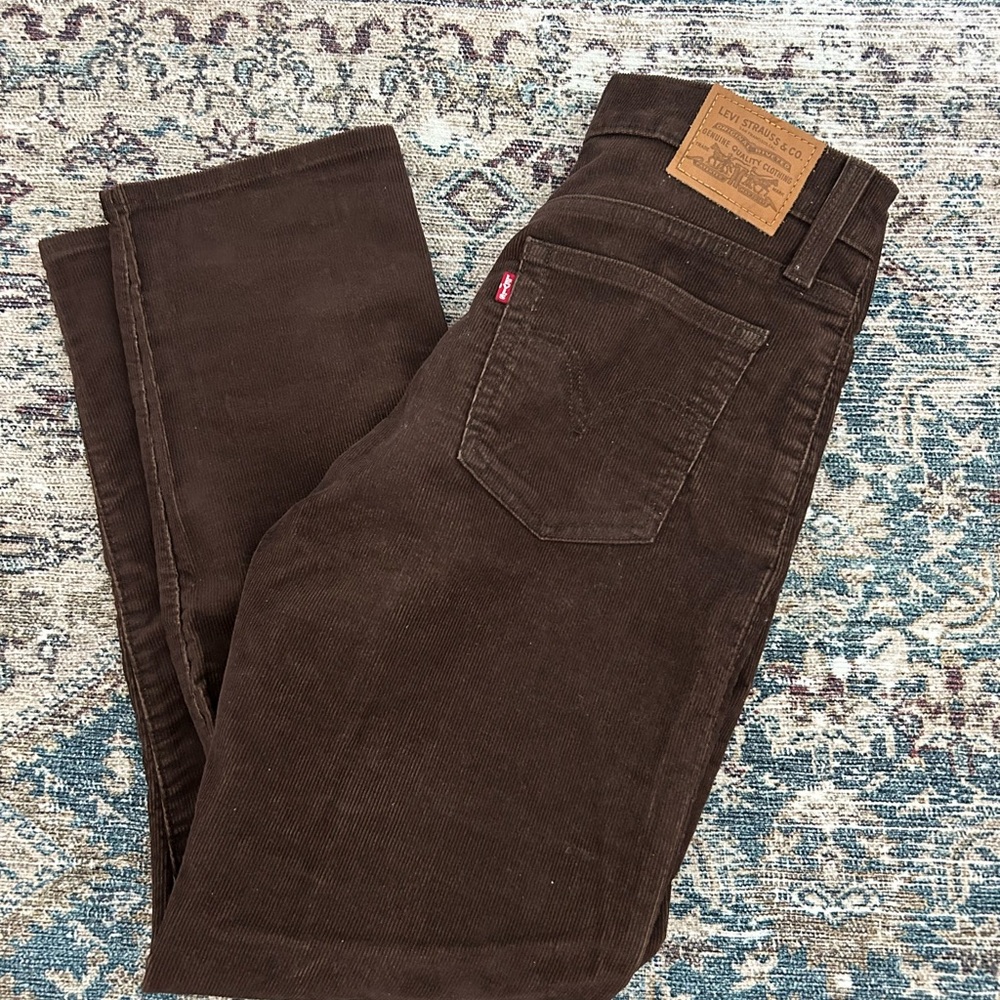 Levi's Wedgie Straight Corduroy Jeans